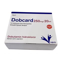 Добутамин Добкард Dobcard (dobutamine) р-р д/ин амп 250мг/20мл в Симферополе и области фото